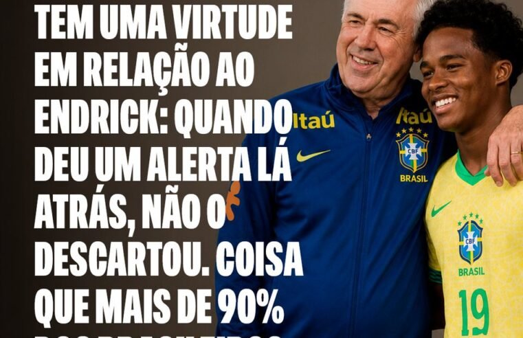 Endrick estreia na Copa após Ancelotti sugerir mudança