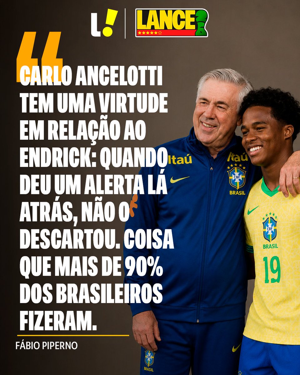 Endrick estreia na Copa após Ancelotti sugerir mudança