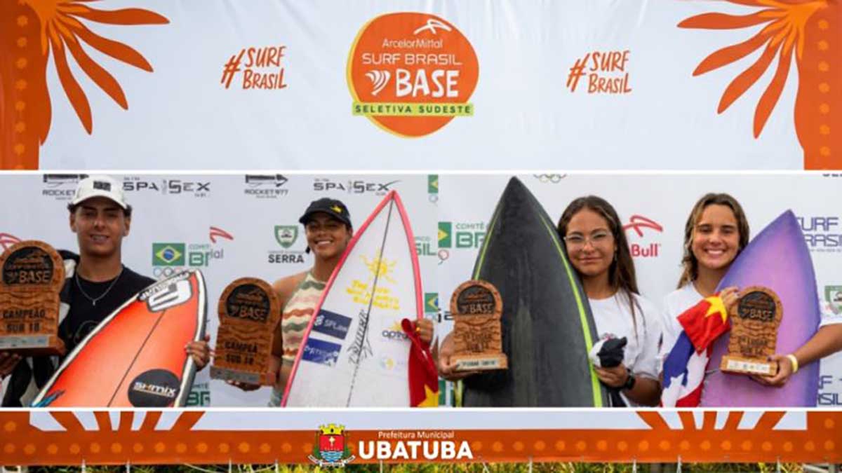 Surfistas de Ubatuba conquistam títulos em competição