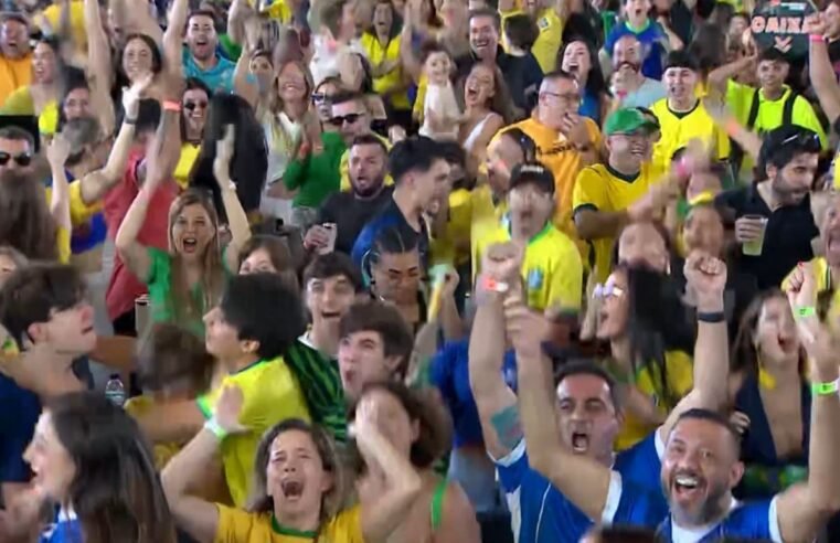 Torcedores do Litoral Norte comemoram classificação do Brasil