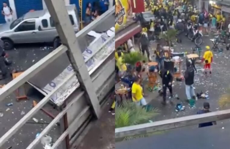 Confusão na Copa em São Paulo