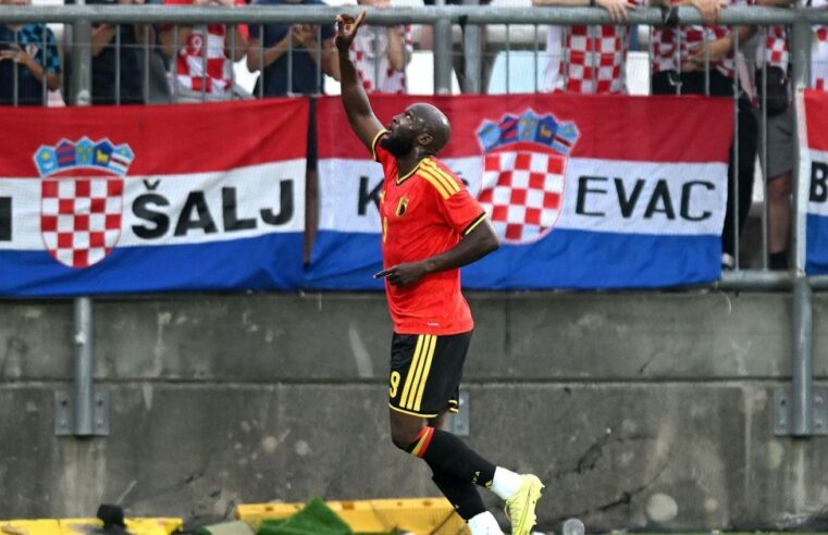 Lukaku marca em vitória da Bélgica sobre a Croácia