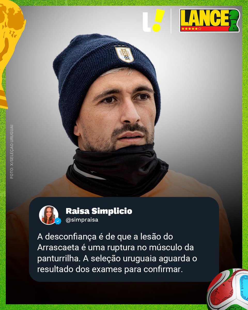Arrascaeta tem nova lesão e pode perder Copa
