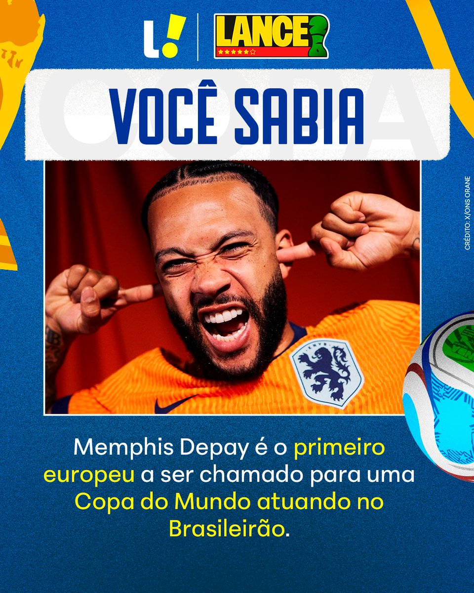 Memphis Depay estreia na Copa pelo Brasil