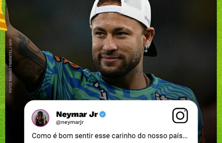 Neymar elogia torcida após reserva vencer