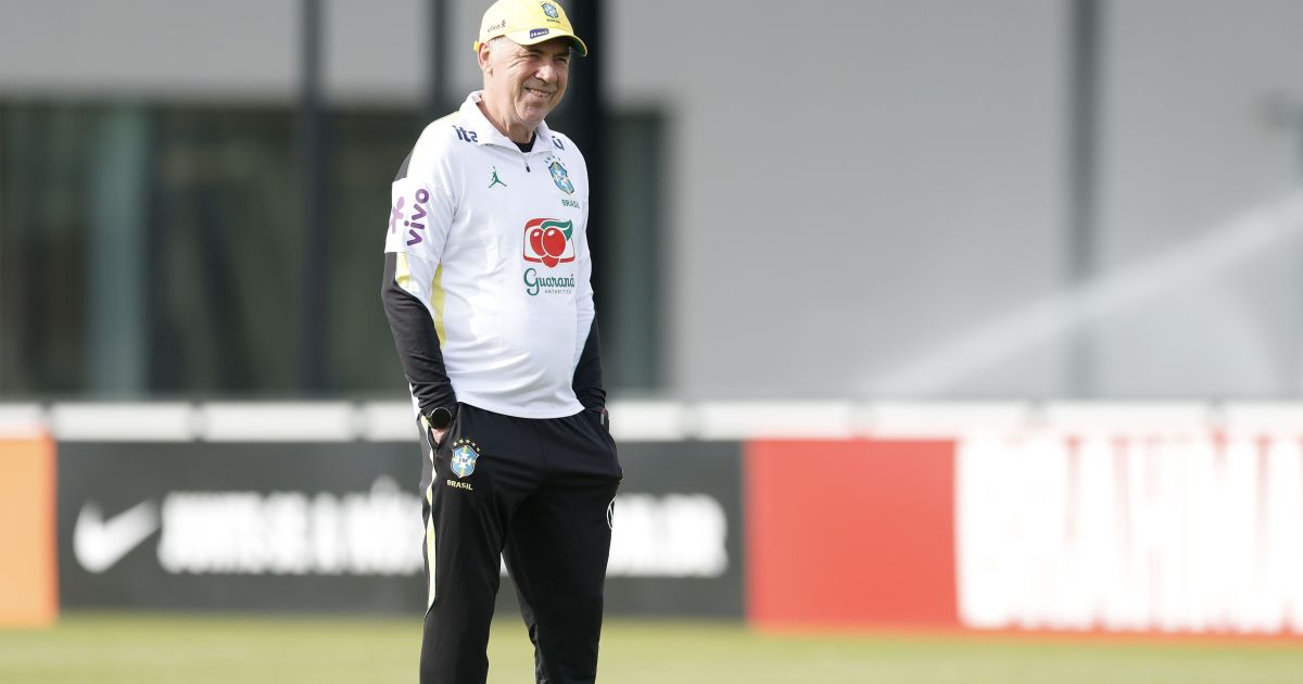 Ancelotti testa time antes de amistoso contra Egito