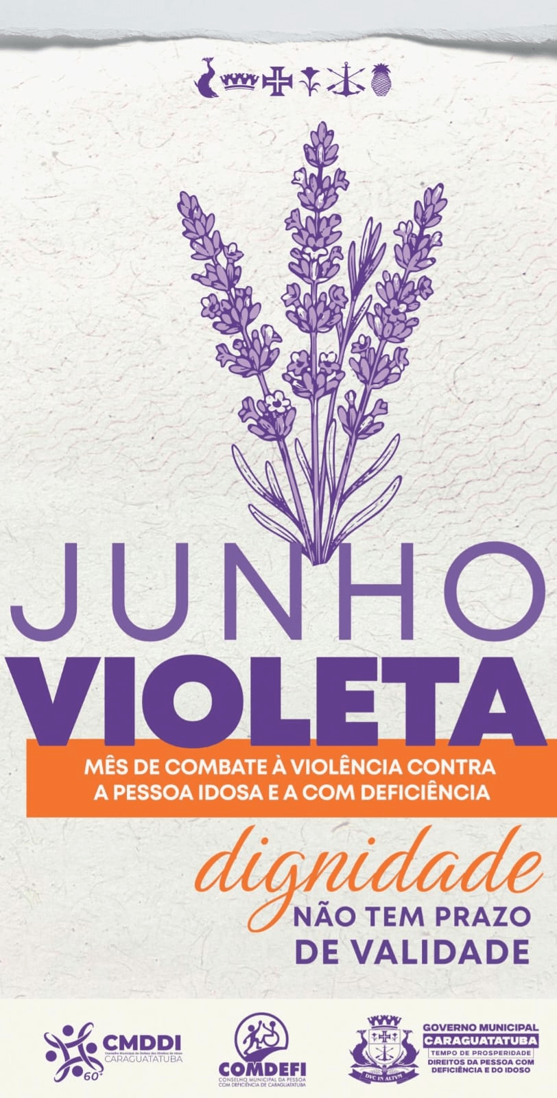 Campanha Junho Violeta inicia em Caraguatatuba