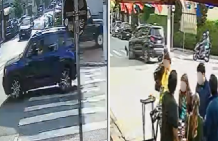 Polícia persegue moto e causa acidente nos Jardins