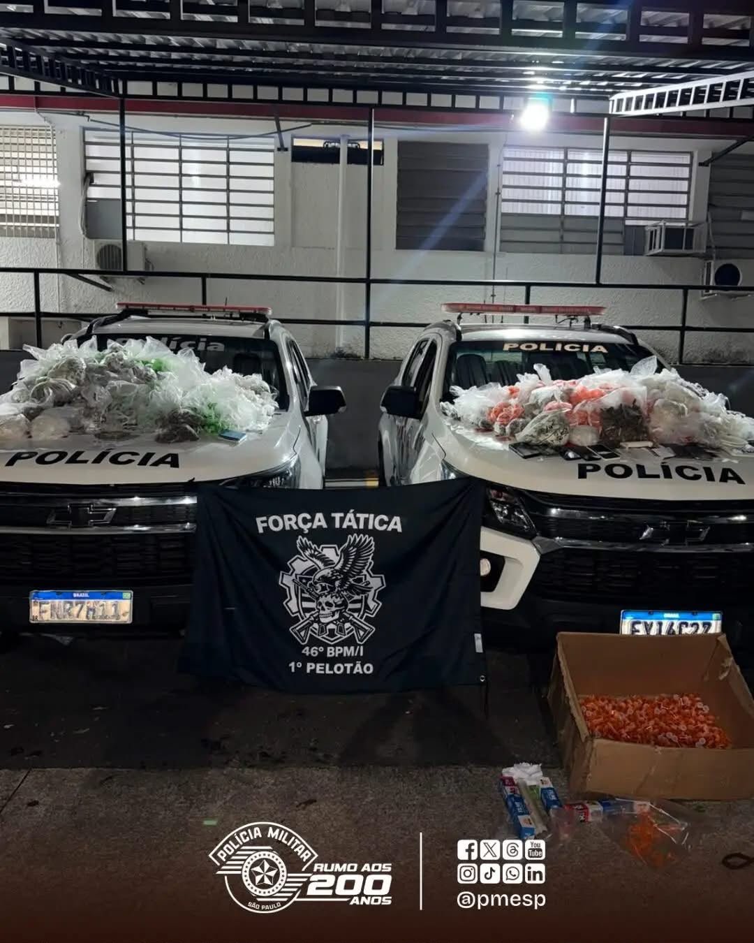 Polícia militar apreende drogas e prende mulher