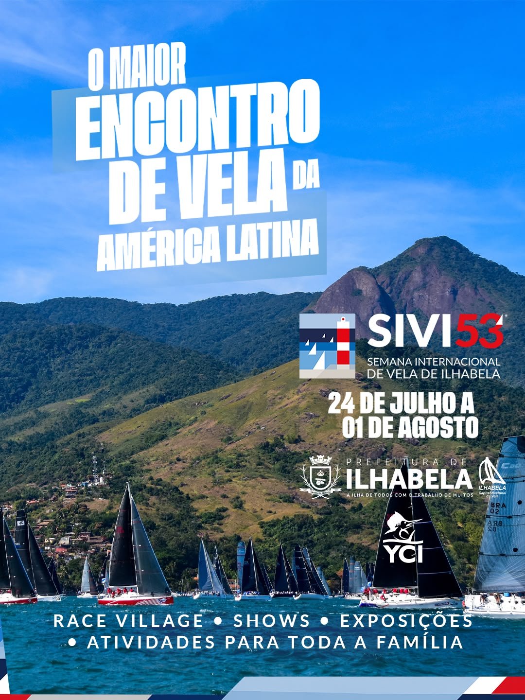 Ilhabela recebe 53ª Semana Internacional de Vela