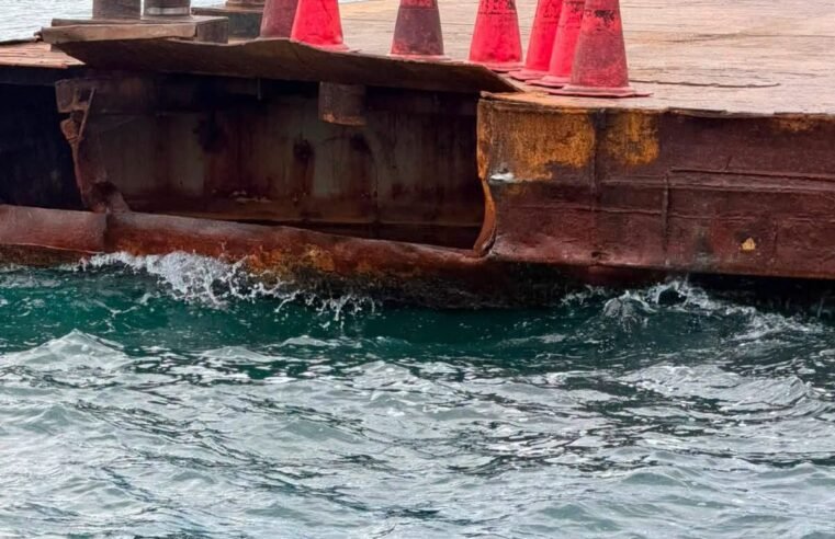 Vídeo alerta problema na balsa São Sebastião‑Ilhabela