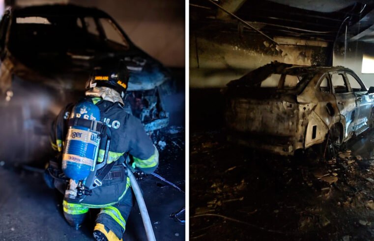 Incêndio em carro híbrido exige protocolo especial