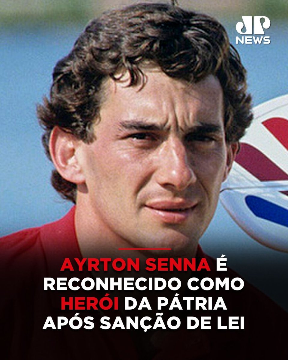 Ayrton Senna é reconhecido como Herói da Pátria