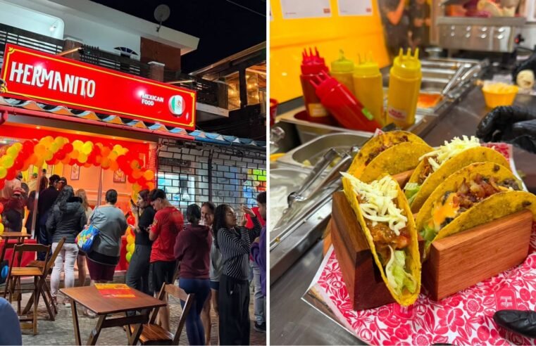 Hermanito inaugura restaurante em Bertioga e oferece burritos grátis