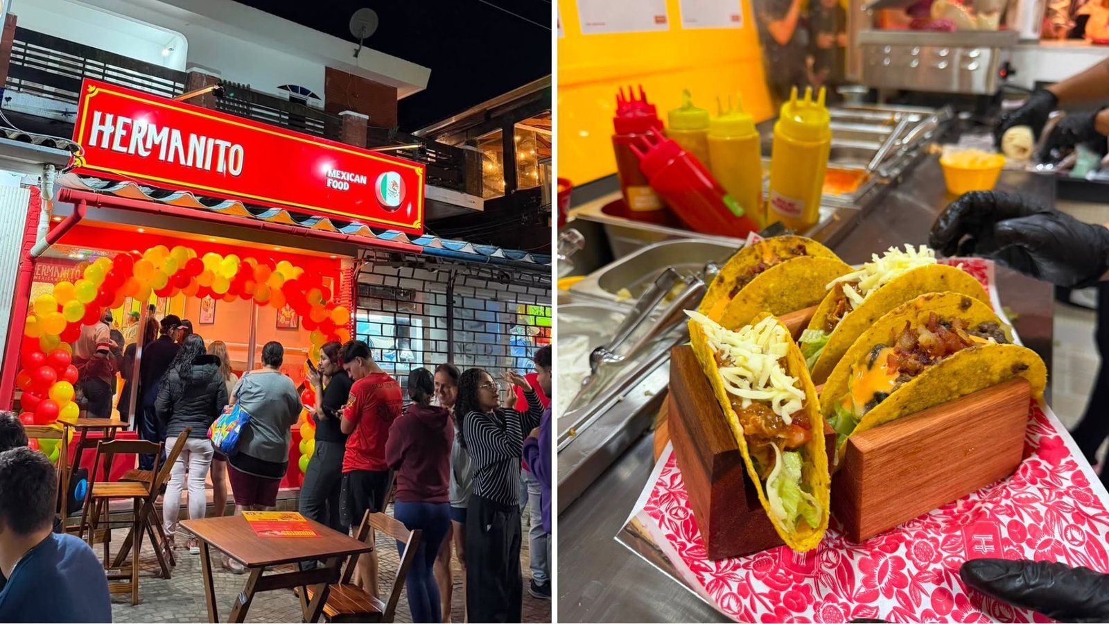 Hermanito inaugura restaurante em Bertioga e oferece burritos grátis