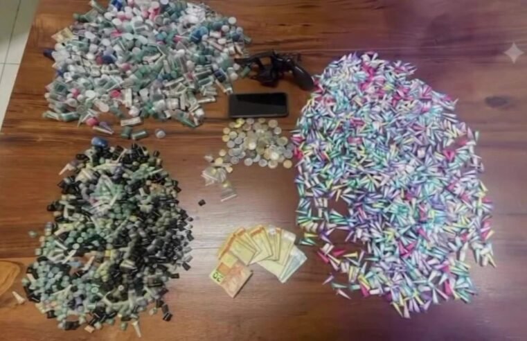 Casal preso com arma e drogas em Ubatuba