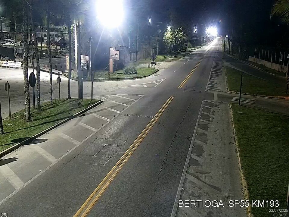 Tráfego normal na SP-055