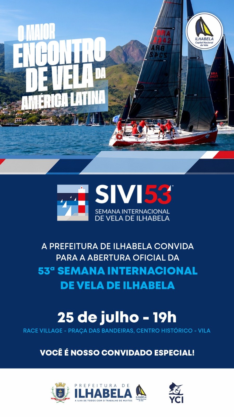 Ilhabela abre 53ª Semana Internacional de Vela