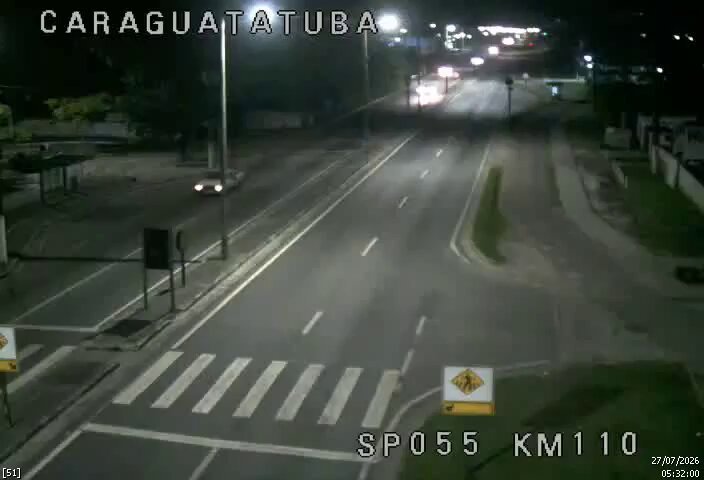 Tráfego flui normalmente na SP-055