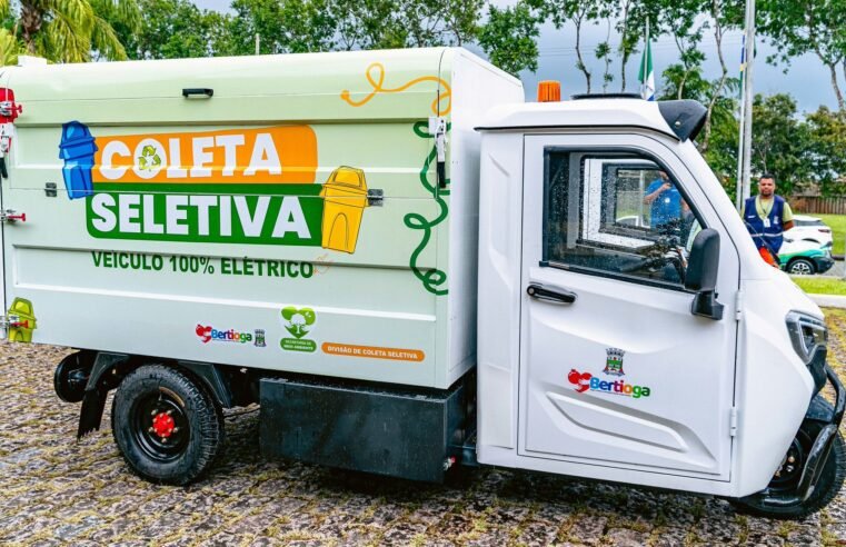 Bertioga adquire triciclo elétrico para coleta seletiva