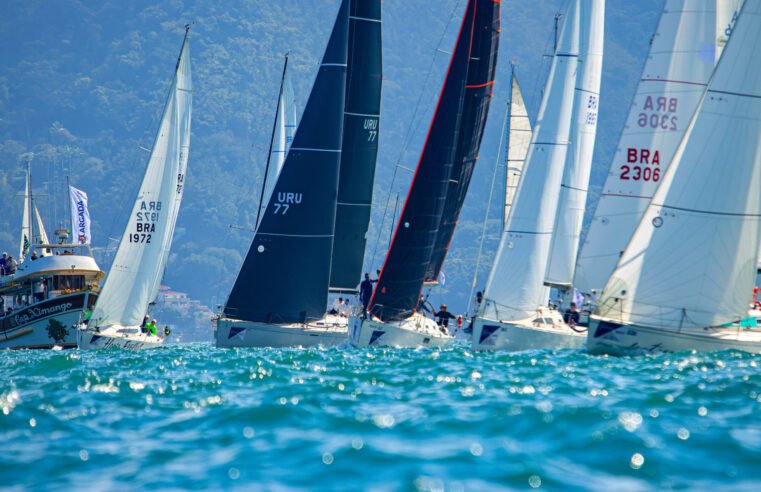 Velejadores uruguaios dominam Regata de Alcatrazes em Ilhabela