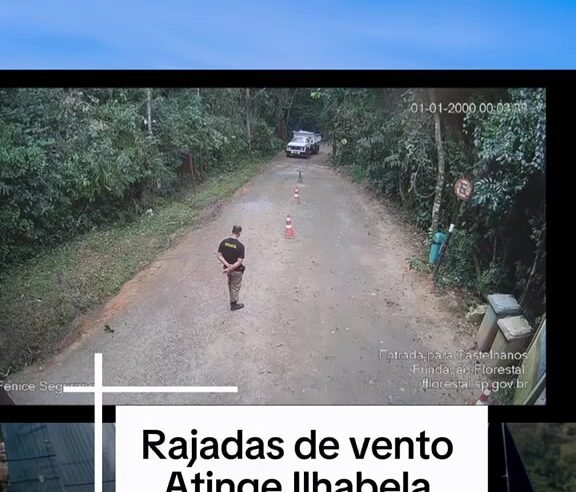 Rajadas de vento assolam o litoral agora