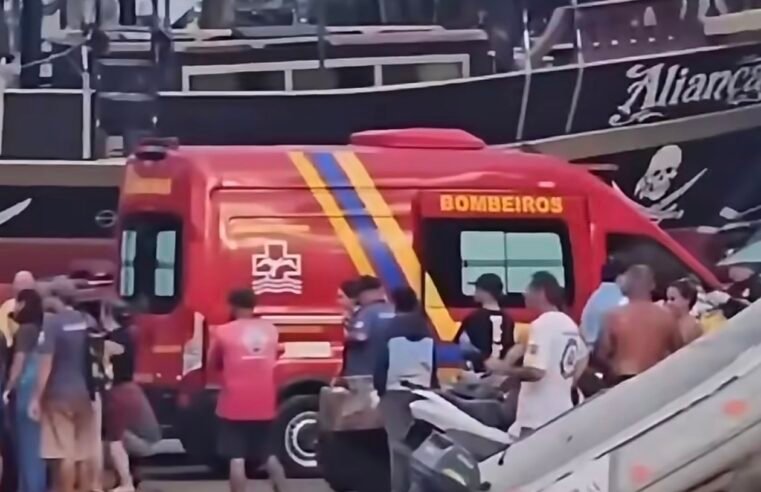 Lancha naufraga em Ubatuba e menina de 6 anos