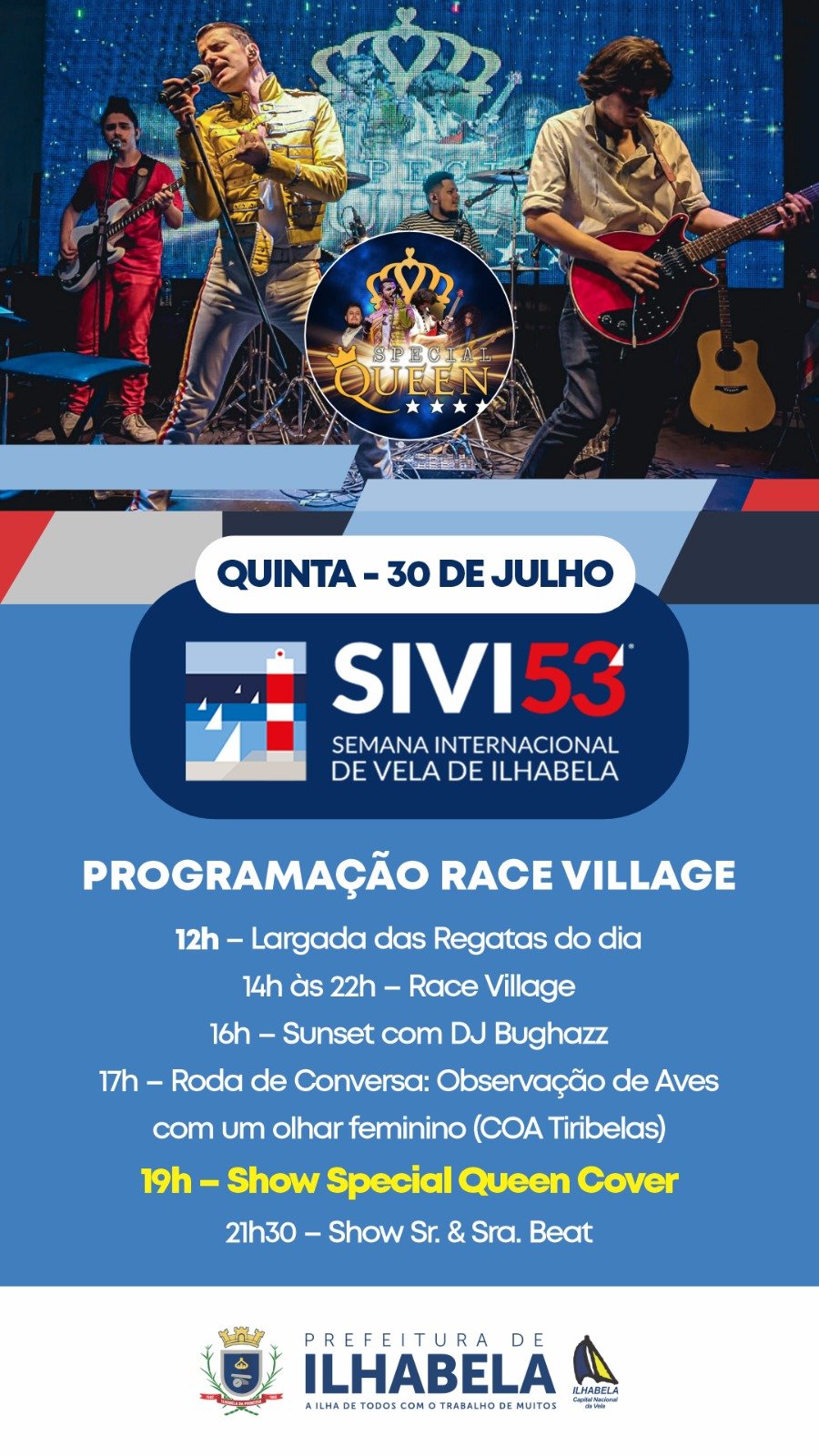 Ilhabela retoma programação do Race Village
