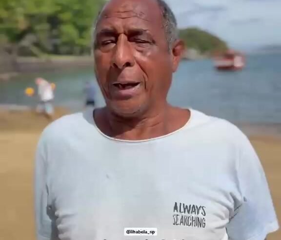 Pescador de Ilhabela pede ajuda após maré forte