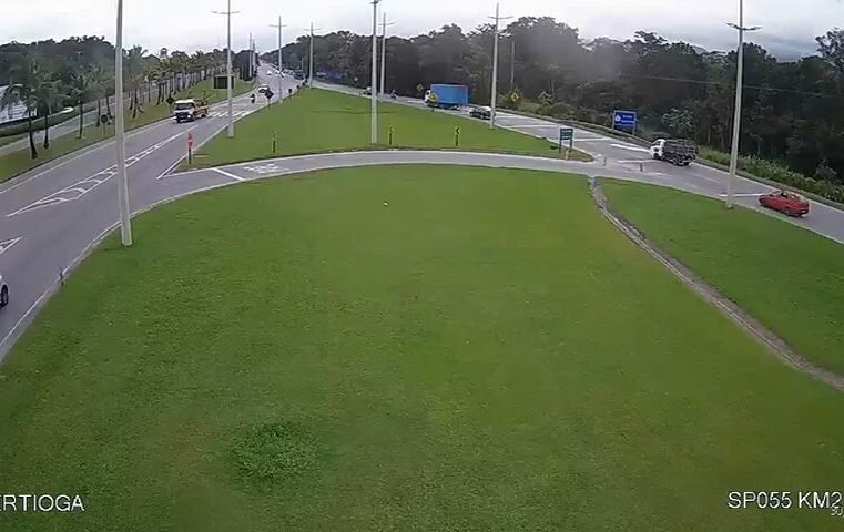 Tráfego normal em Bertioga e São Sebastião