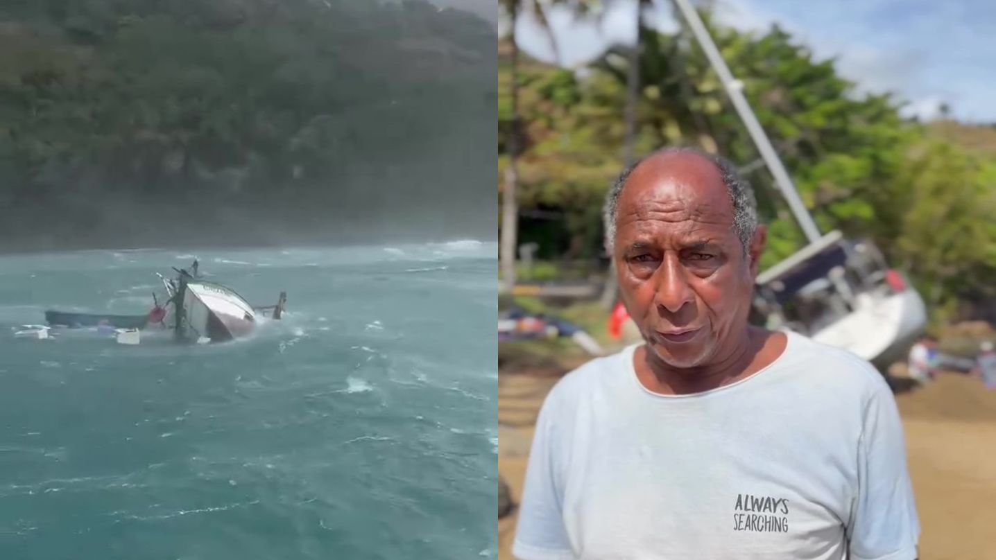 Pescador de Ilhabela perde barco-casa em naufrágio