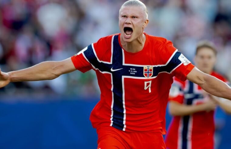 Haaland marca cinco gols na Copa