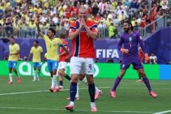 Noruega elimina Brasil com dois gols de Haaland