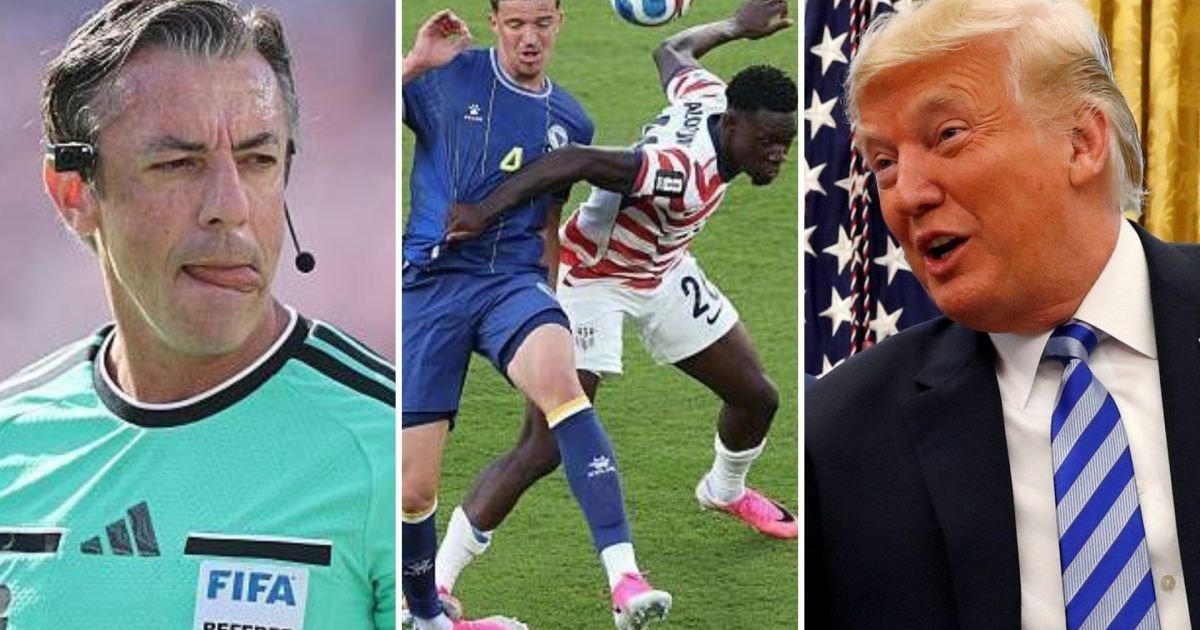 Trump critica árbitro brasileiro na Copa 2026