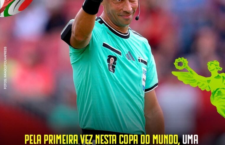 Equipe de arbitragem inédita na Copa