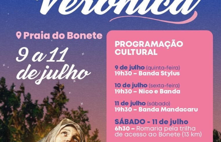Festa de Santa Verônica acontece em Bonete