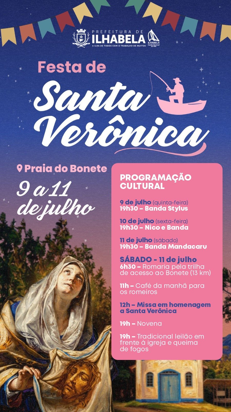 Festa de Santa Verônica acontece em Bonete