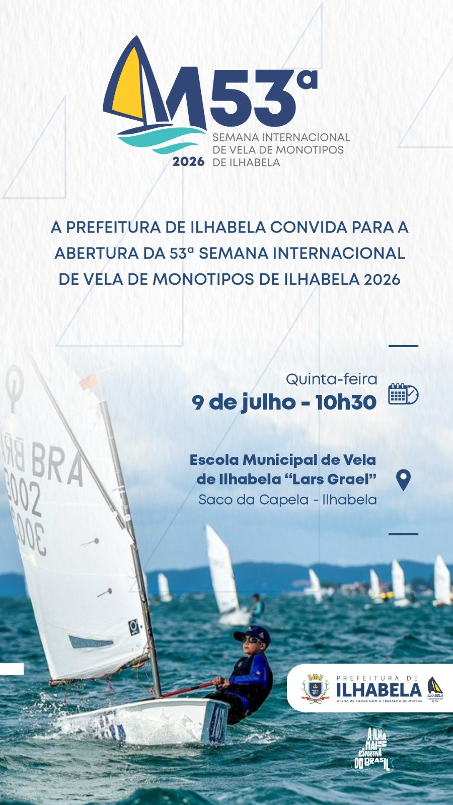 Ilhabela abre 53ª Semana Internacional de Vela