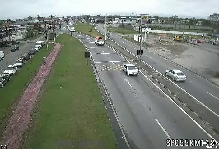 Tráfego normal na SP-055