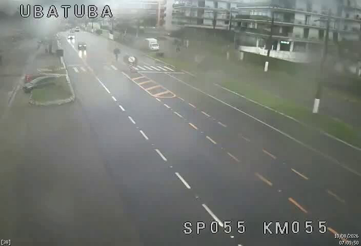 Tráfego normal em Ubatuba, mas visibilidade reduzida