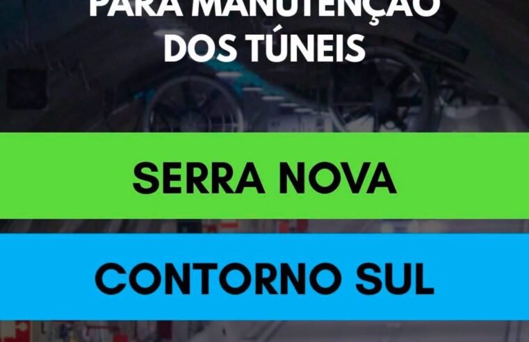Rodovia dos Tamoios tem fechamento noturno nos túneis