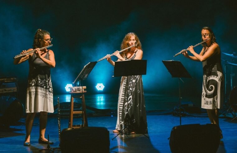 Trio de flautistas de Ubatuba completa dez anos