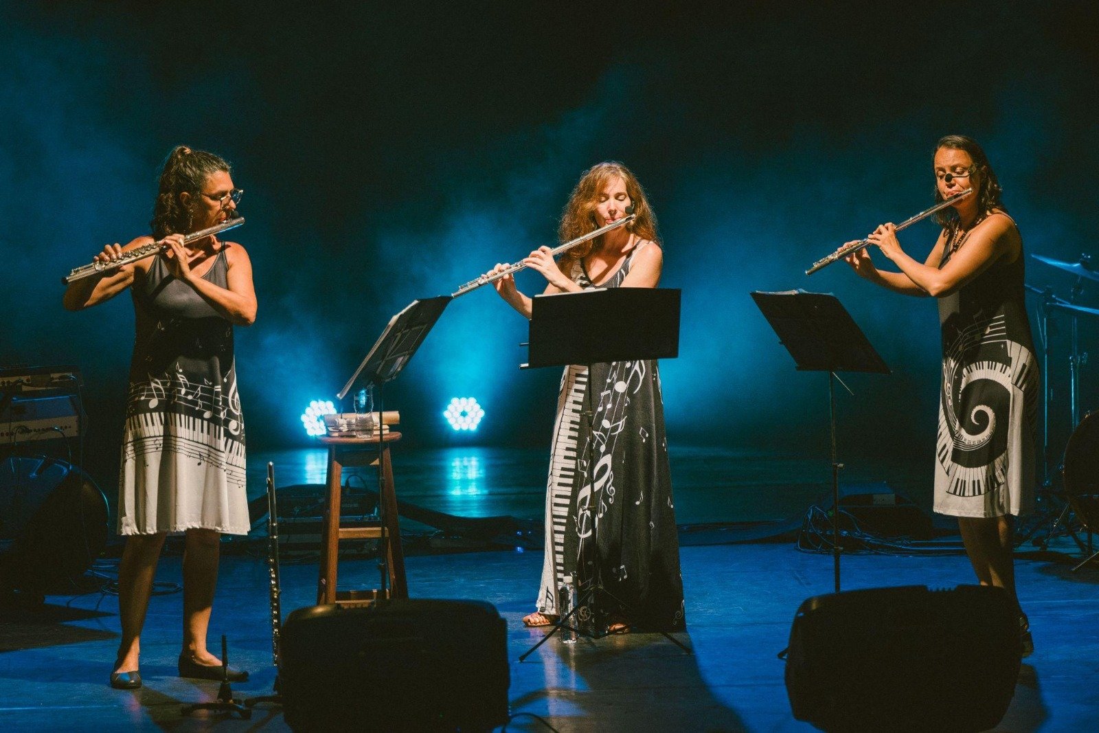 Trio de flautistas de Ubatuba completa dez anos