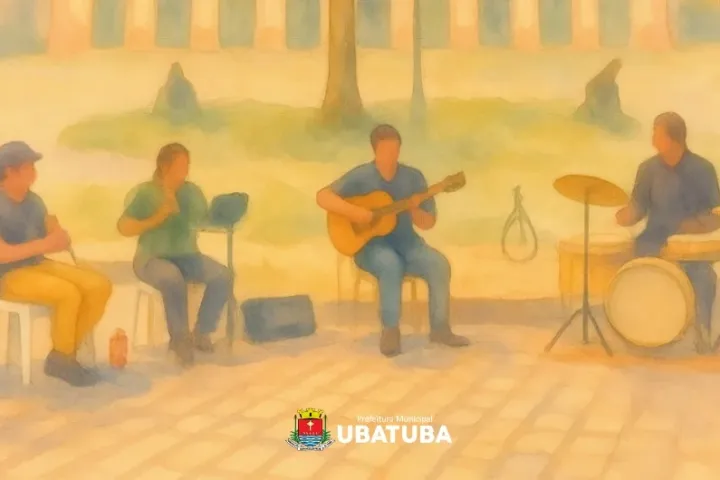 Quarteto Free Som se apresenta na praça Anchieta