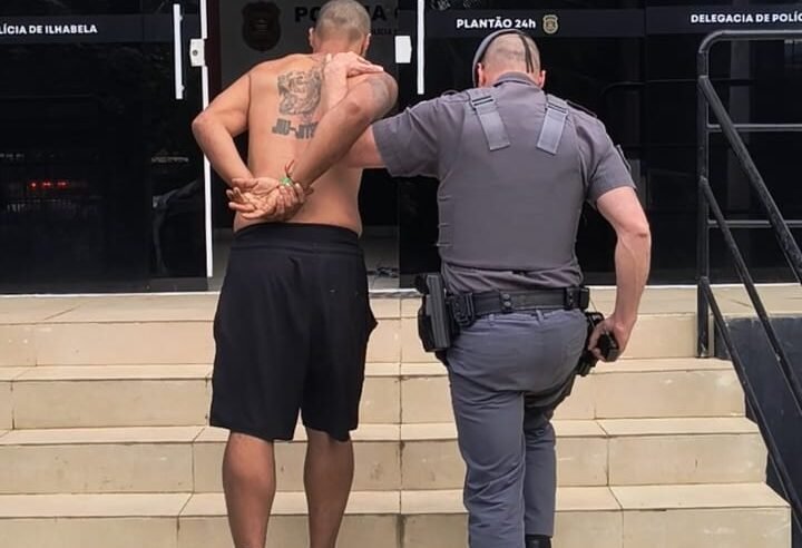 Polícia militar prende ladrão que fugiu ao mar