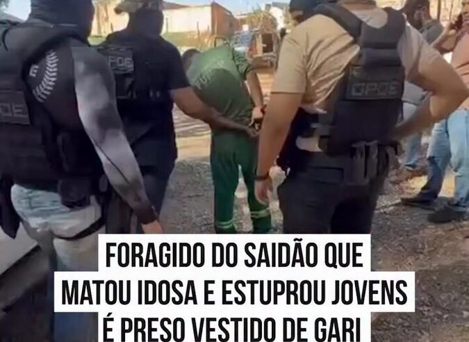 Fugitivo de DF preso em São Sebastião