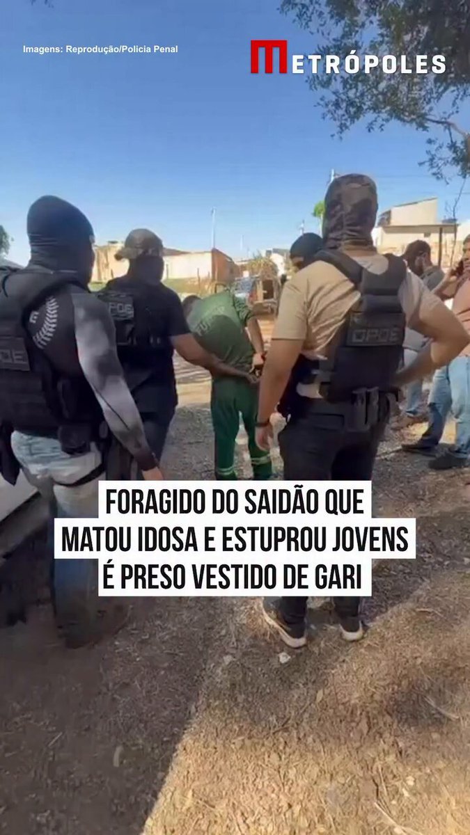 Fugitivo de DF preso em São Sebastião