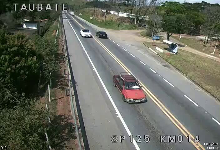 Tráfego normal e neblina alerta no km 14