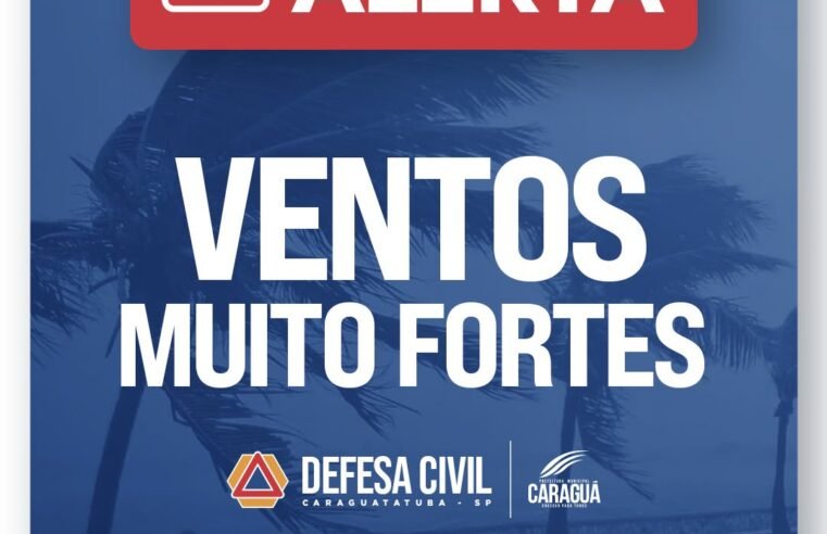Defesa Civil de Caraguatatuba em alerta por chuvas fortes
