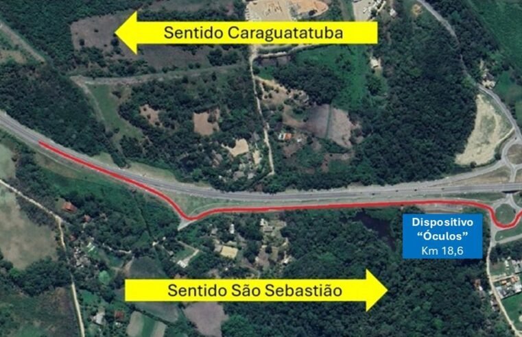 Obras criam desvio no km 18,6 do litoral norte